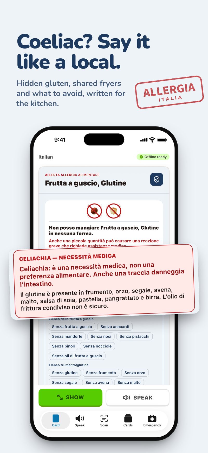 Coeliac? Say it like a local